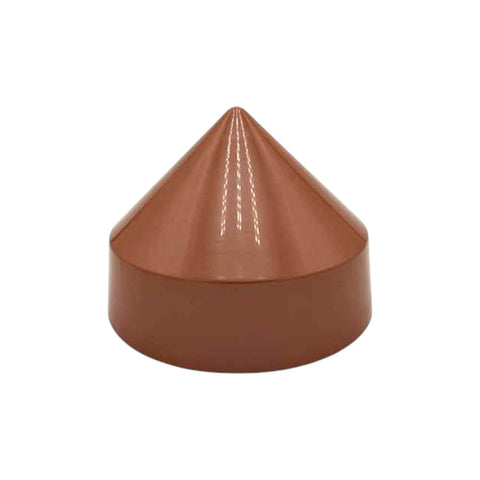 7" Copper Cone Round Piling Cap for dock pilings