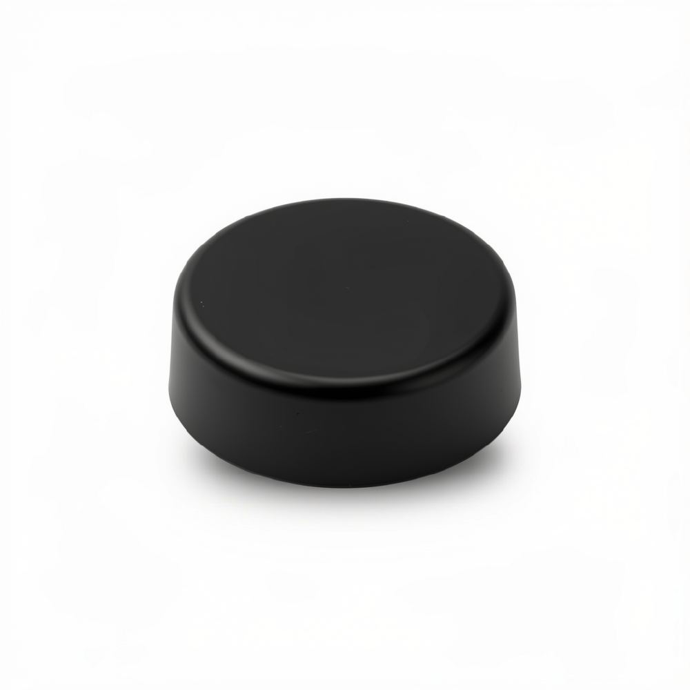 18.0" Black Round Flat Piling Cap for dock pilings