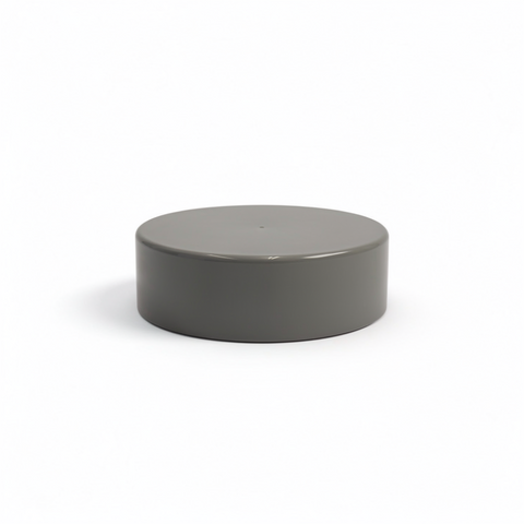 11.0" Dark Gray Round Flat Piling Cap for dock pilings