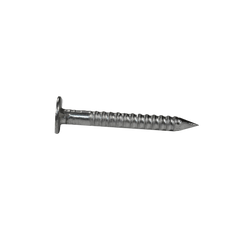 3d (1-1/4") 10 Ga. Ring Shank Roofing Nails, 316 Stainless (50 Pieces) for installing piling caps