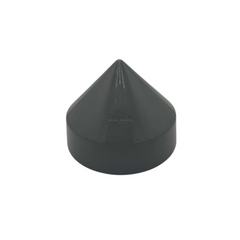 8" Dark Gray Cone Round Piling Cap for dock pilings