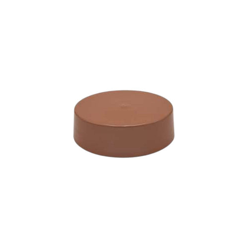 10" Copper Flat Round Piling Cap for dock pilings