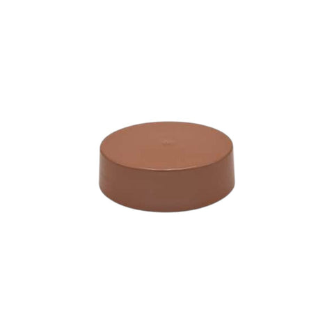 12" Copper Flat Round Piling Cap for dock pilings