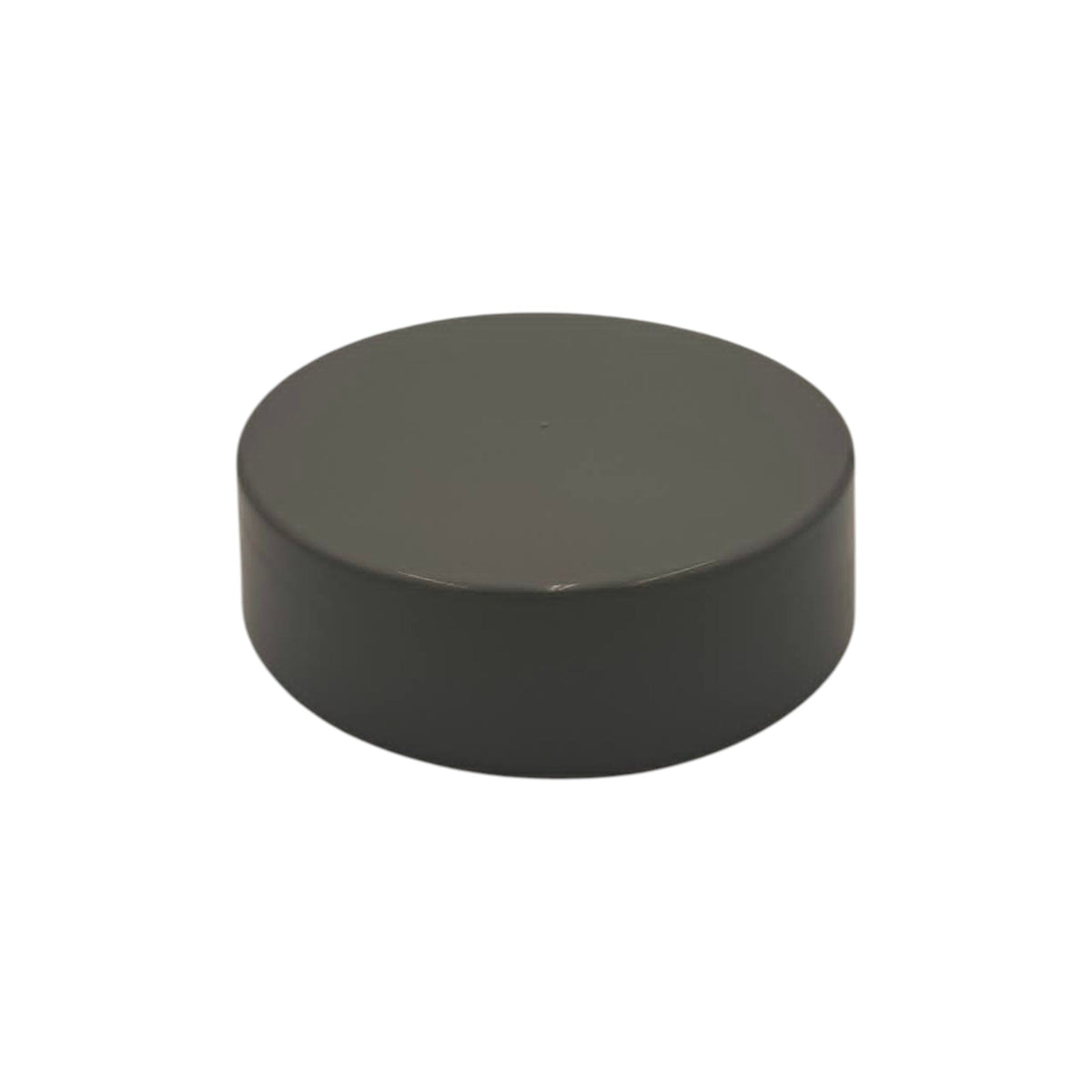 9.0" Dark Gray Round Flat Piling Cap - dock piling cap