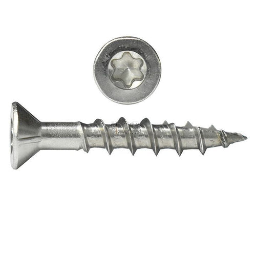 #10 x 1-1/4" Wood Screws 305 Stainless T25 Torx Drive (500 pieces) for installing piling caps